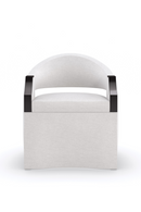 Chaise d’appoint moderne blanche | Caracole Dinner Roll | Oroa.fr