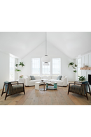 Fauteuil d'Appoint en Velours Bleu | Caracole Rope Me In | Oroa.fr