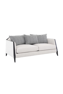 Canapé en tissu 2 places beige | Caracole Outline | Meubleluxe.fr