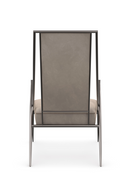 Fauteuil en acier inoxydable fumé | Caracole Mantis | Oroa.fr