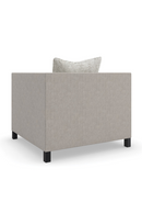 Fauteuil Lounge Gris Clair | Caracole Tuxedo | OROA.fr