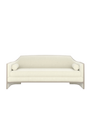 Canapé en velours blanc  | Caracole The Cat's Meow | OROA.fr
