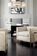 Fauteuil d’Appoint en Lin Blanc Cassé | Caracole Ice Breaker | OROA.fr