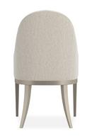 Fauteuil de salle à manger blanc à dossier cintré | Caracole Natural Choice | OROA.fr