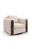 Fauteuil pivotant en velours | Caracole Dimitri | Meubleluxe.fr