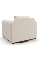 Fauteuil pivotant en velours | Caracole Dimitri | Meubleluxe.fr