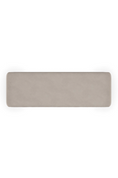 Banc en velours taupe I Caracole Traverse | Meubleluxe.fr