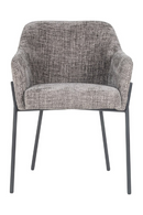 Chaise de salle à manger en tissu anthracite | Richmond Fay| Meubleluxe.fr