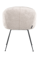 Chaise de salle à manger en tissu blanc cassé | Richmond Avanti | Meubleluxe.fr