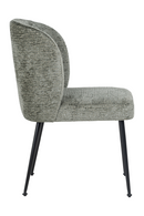 Chaise de salle à manger en tissu vert | Richmond Fallon | Meubleluxe.fr
