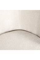 Chaise de salle à manger en chenille blanche | Richmond Amphara | Meubleluxe.fr