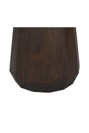 Table à manger ronde en marbre brun | Richmond Interiors Oberoy | OROA.fr