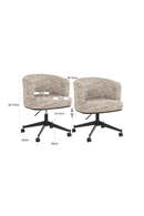 Fauteuil Pivotant à Motif Graphique | Richmond Rochenne | OROA.fr