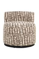 Fauteuil d’appoint imprimé crème | Richmond Interiors Franny | OROA.fr