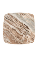 Table d’appoint en marbre avec base en laiton | Richmond Interiors Bottega | OROA.fr