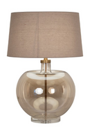 Lampe de table en verre ambré | Richmond Interiors Jazzy | OROA.fr