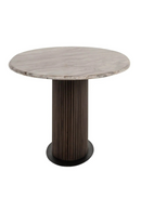 Table de Salle à Manger Ovale en Marbre Brun | Richmond Interiors Rasford | OROA.fr