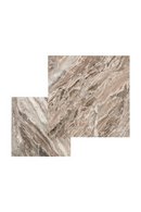 Ensemble de tables basses carrées en marbre (2) | Richmond Interiors Rashford | OROA.fr