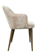 Fauteuil de Salle à Manger à Dossier Découpé Crème | Richmond Interiors Delphina | OROA.fr