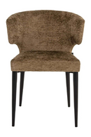 Chaise de Salle à Manger à Dossier Courbé Brun | Richmond Interiors Taylor | OROA.fr