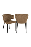 Chaise de Salle à Manger à Dossier Courbé Brun | Richmond Interiors Taylor | OROA.fr