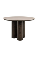Table de Salle à Manger Ronde en Travertin Brun | Richmond Interiors Ritz | OROA.fr