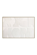 Œuvre Murale Géométrique Blanche | Richmond Interiors Decadence | OROA.fr