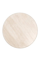 Table de Salle à Manger Ronde en Céramique Blanche | Richmond Interiors Tivoli | OROA.fr