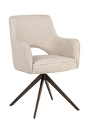 Chaise de Salle à Manger Pivotante Avec Découpe | Richmond Interiors Ginerva | OROA.fr