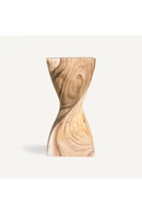 Table d'appoint en bois naturel torsadé | Vical Home Yendi | OROA.fr