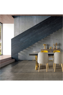 Chaise à manger en lin jaune (2) | Vical Home Lage | OROA.fr