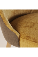 Chaise à manger en lin jaune (2) | Vical Home Lage | OROA.fr