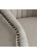 Fauteuil baril clouté blanc | Vical Home Neive | OROA.fr