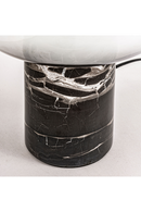 Lampe de table cylindrique en marbre noir M | Vical Home Eira