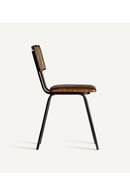 Chaise de salle à manger en cuir brun | Vical Home Almstock | OROA.fr