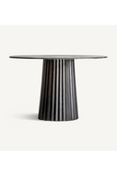 Table de salle à manger à base centrale noire| Vical Home Plisse | OROA.fr