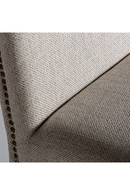 Chaise haute de salle à manger rembourrée grise (2) | Vical Home Berney | OROA.fr