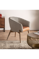 Fauteuil baril clouté gris | Vical Home Neive | OROA.fr