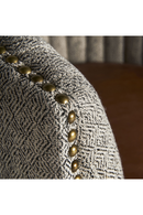 Fauteuil baril clouté gris | Vical Home Neive | OROA.fr