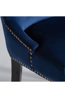 Chaise de salle à manger cloutée en velours bleu (2) | Vical Home Isella | OROA.fr