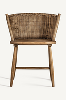 Chaise d'appoint en bois de sapin courbé | Vical Home Quenza | OROA.fr