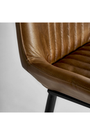 Chaise de salle à manger en cuir Camel (2)| Vical Home Morton | OROA.fr