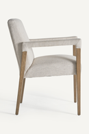 Fauteuil d'appoint en lin crème | Vical Home Baena | OROA.fr