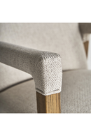 Fauteuil d'appoint en lin crème | Vical Home Baena | OROA.fr