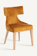 Chaise de salle à manger cloutée jaune | Vical Home Dozza | OROA.fr
