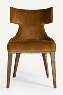 Chaise de salle à manger cloutée jaune | Vical Home Dozza | OROA.fr