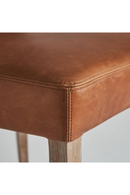 Chaise de salle à manger en cuir brun (2) | Vical Home Tolla | OROA.fr