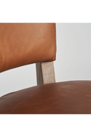 Chaise de salle à manger en cuir brun (2) | Vical Home Tolla | OROA.fr