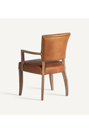 Fauteuil d'appoint en cuir brun | Vical Home Tolla | OROA.fr