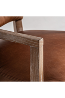 Fauteuil d'appoint en cuir brun | Vical Home Tolla | OROA.fr